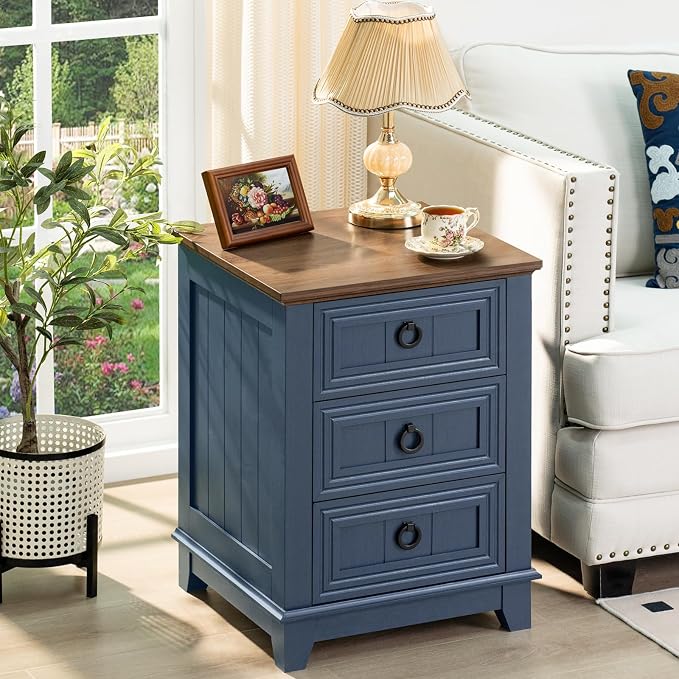 Joaxswe Farmhouse Nightstand - Image 4
