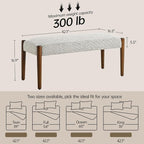 Usaint 42" End of Bed Bench - Image 2