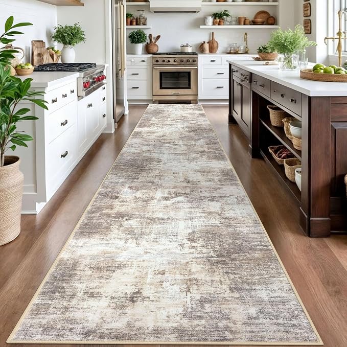 Abstract Runner Rug 3x16 Ft Long Washable Runners - Image 3