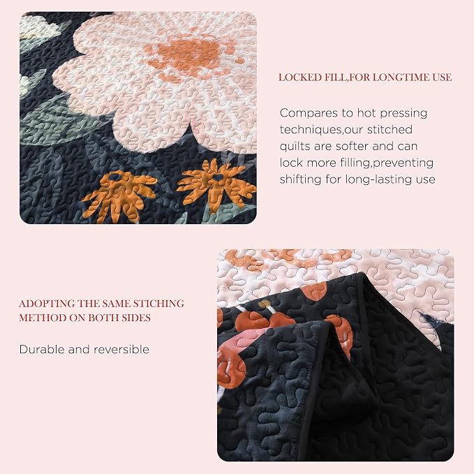 Quilt Queen Size, Reversible Polyester Coverlet Set - Image 8