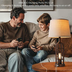 SRJJA Table Lamps for Living Room End Table Set of 2 - Image 3