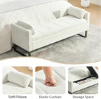 Chifee & Vingol 64" W Storage Benches End of Bed Bench - Image 3