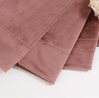 BGment Dusty Rose Pink Velvet Blackout Curtains 84 Inches - Image 6