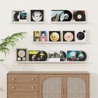 Picture Ledge Shelf, Solid Pine Wood Floating Shelves Set of 2, 48 Inches - Image 3