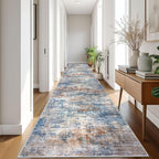 Abstract Runner Rug 3x18 Ft Extra Long Washable Runners - Image 9