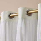 TOWN & COUNTRY LUXE Talia Double Layer Indoor Curtains, Sheer and Room - Image 4