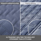 Hansleep Greyish Blue Quilt Queen Size - Image 5