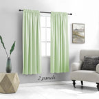 Light Green Curtains Light Filtering - Image 2