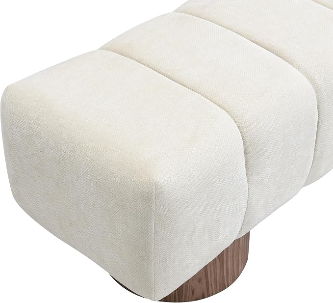 Christopher Knight Home Manila 50" Chenille Fabric Dining Bench - Image 9