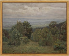 InSimSea Framed Canvas Wall Art, Vintage Landscape Art by InSimSeaArt