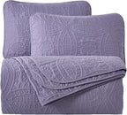 Chezmoi Collection Austin Queen Oversized Bedspread Set, 3-Piece Pinsonic - Image 9