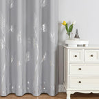 Light Grey Blackout Curtains 108 Inches Long, Light Blocking Thermal Insulated - Image 2