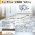 RELEANY Washable 5'x7' Abstract Area Rug - Image 8