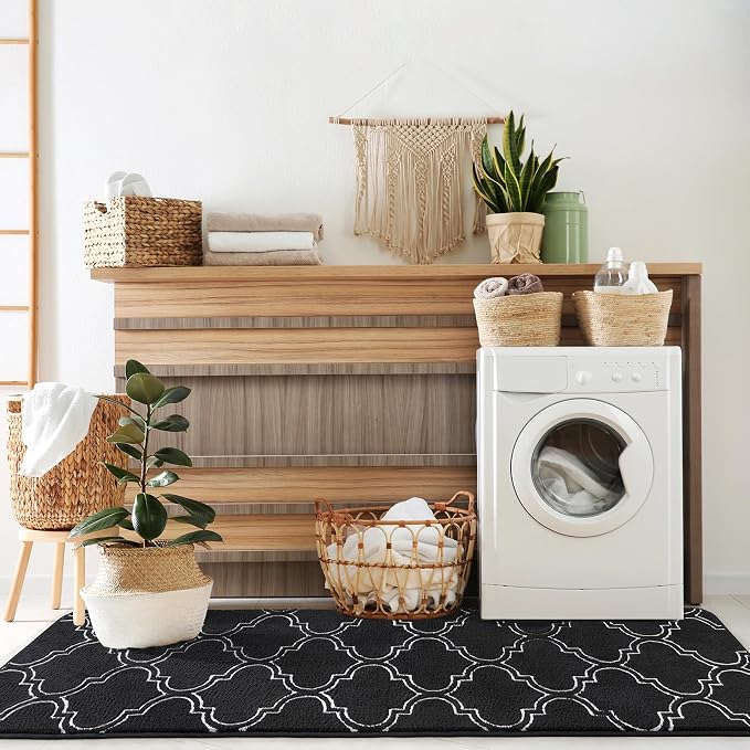 Chicrug 2x6 Shag Geometric Modern Runner Rug - Image 5