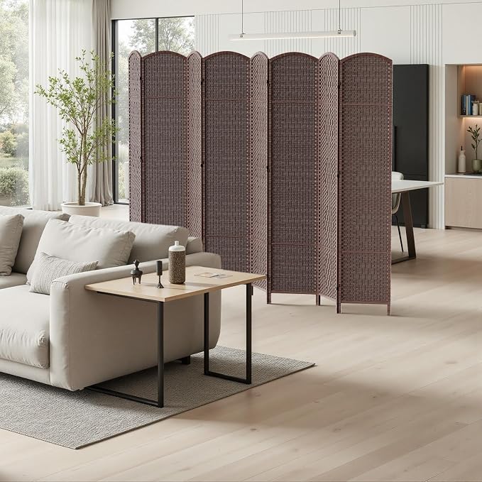 HALLYBEE Room Divider Panel, 8 Panel Partition Room Dividers Screen, Privacy - Image 2