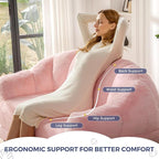 MAXYOYO Folding Sofa Bed, 2 in 1 Convertible Sofa to Lounger | Comfy Loveseat - Image 8