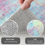 Abstract Area Rugs 5x7 Ft Washable Rugs - Image 4