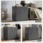 T4TREAM 23'' Fluted Nightstand - Image 6