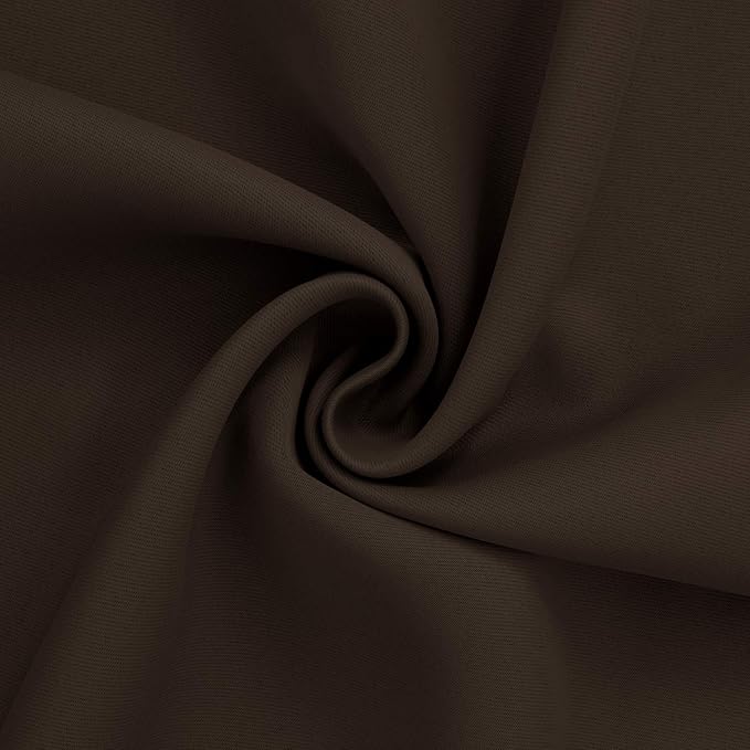 BGment Small Brown Kitchen Curtains 36 Inch Length - Image 7