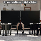 2 Panel Large Room Divider, Folding Privacy Screens - Image 6