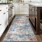 Abstract Runner Rug 3x8 Ft Washable Runners - Image 2