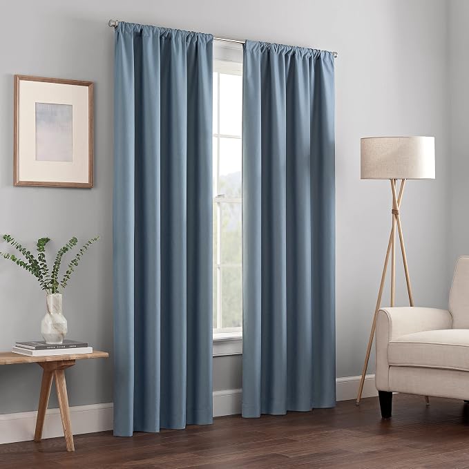 Eclipse Kendall Blackout Rod Pocket Curtain by EclipseCurtains