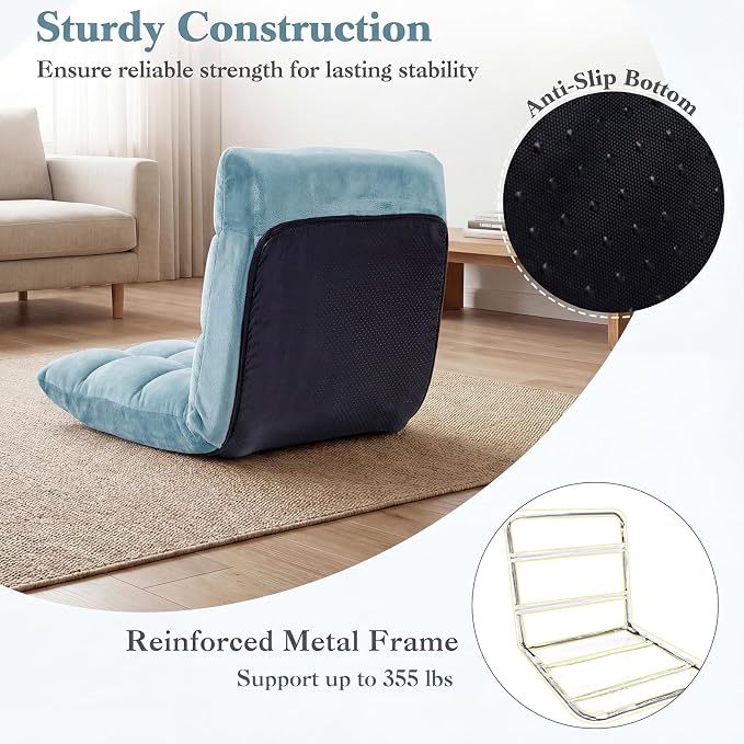 GIANTEX Folding Floor Chair - Image 5