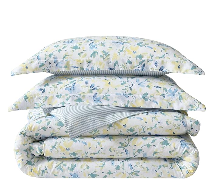 Laura Ashley – Queen Comforter Set, Cotton Bedding - Image 3