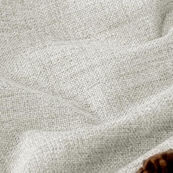 Light Grey Blackout Curtains 45 Inch Length Each 38 Wide 2 Panels | Short - Image 4