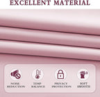Pink Room Darkening Curtain Panels 84" Long - Image 4