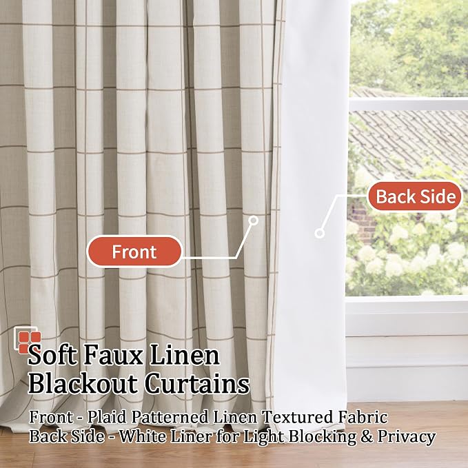 Linen Blackout Curtains - Image 3