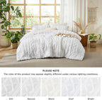 Bedsure Tufted Boho Comforter Set Queen Size - Image 9