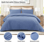 Whale Flotilla Ultra Soft Cal King Quilt Bedding Set, Lightweight - Image 3