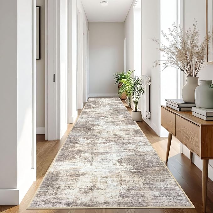 Abstract Runner Rug 3x16 Ft Long Washable Runners - Image 9