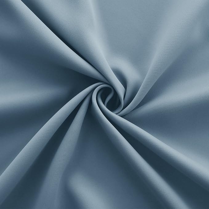 KOUFALL Blue Blackout Curtains 96 Inches Long - Image 8
