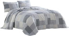 Chezmoi Collection Anderson 3-Piece Printed Patchwork Quilt Set, Lightweight - Image 7