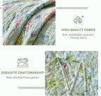 Lady Ann 100% Cotton Floral Cal King Quilt Set - Image 9