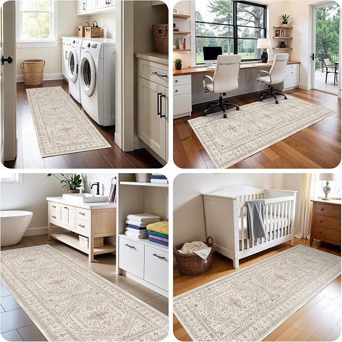3x14 Washable Hallway Runner Rug - Image 8