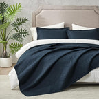 Hansleep Navy Quilt Queen Size - Image 2