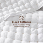 WDCOZY White King Size Quilt Bedding Sets - Image 4
