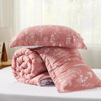 Bedsure Pink Clay Queen Comforter Set - Image 7