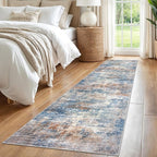 Abstract Runner Rug 2x8 Ft Washable Runners - Image 8