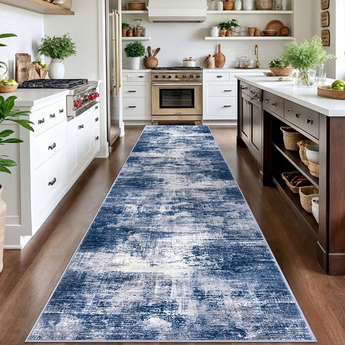 Abstract Runner Rug 3x14 Ft Washable Runners - Image 2
