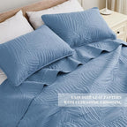 Exclusivo Mezcla 3-Piece Queen Quilt Bedding Set, Soft Microfiber Bedspread | - Image 3