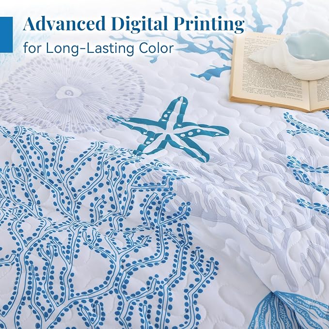 weigelia Coastal Quilt Set King Size - Image 7