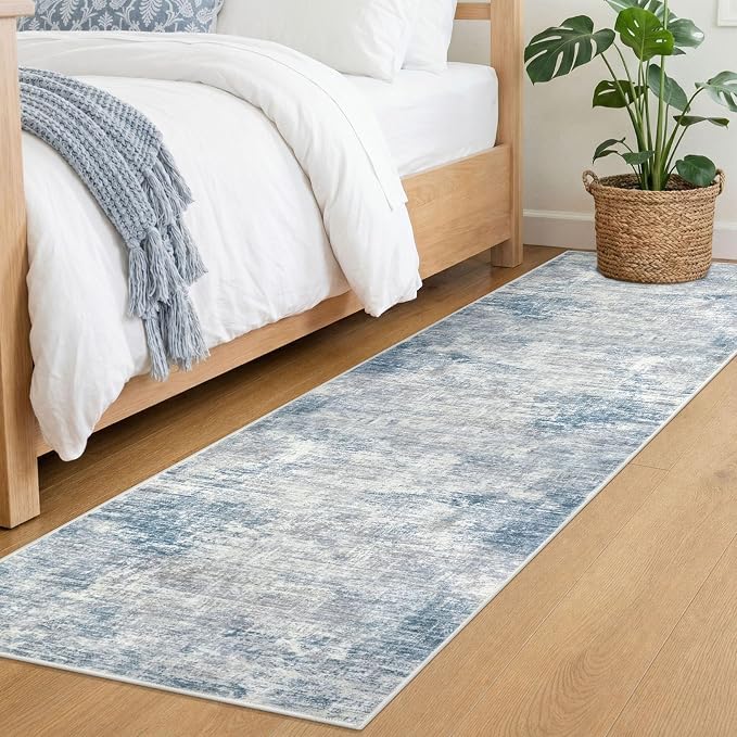 Abstract Runner Rug 2x7 Ft Washable Runners - Image 7
