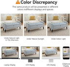 WUTUTUEE 47" Velvet Storage Bench, Upholstered Bed Bench - Image 3