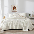 WDCOZY Boho Ivory Twin Quilt Size Bedding Sets by WDCOZY
