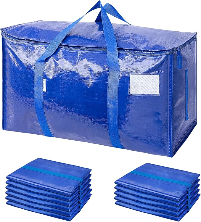 TICONN 12 Pack Extra Large Moving Bags Heavy Duty by TICONN
