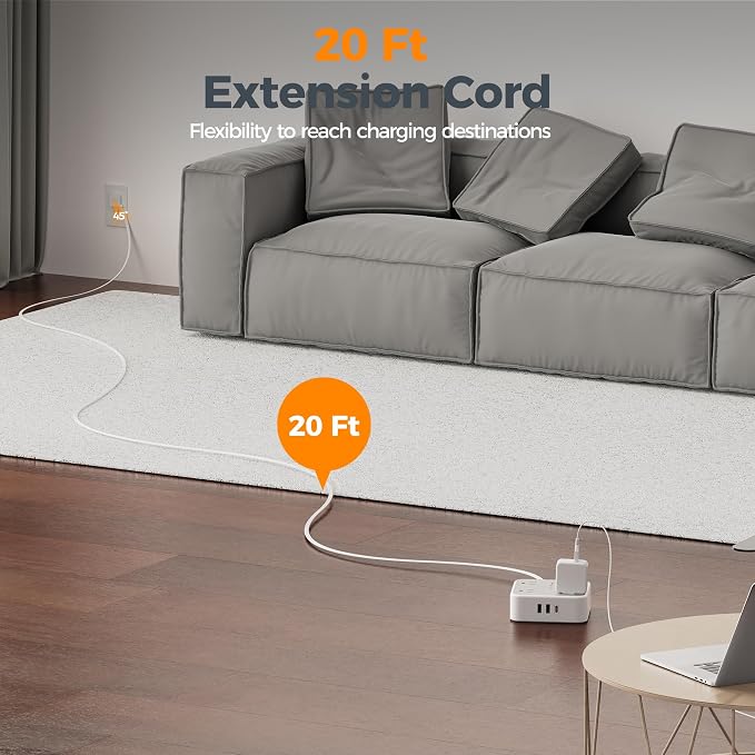 TESSAN Surge Protector Power Strip - Image 4